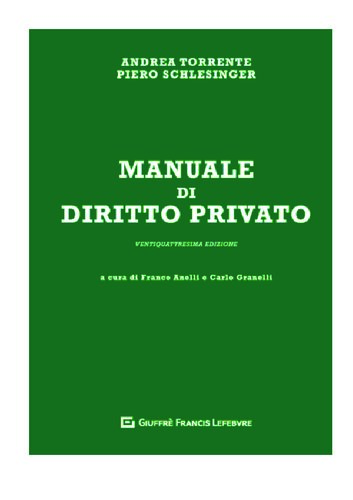 Manuale di diritto privato