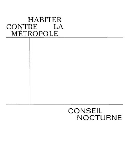 Habiter contre la metropole