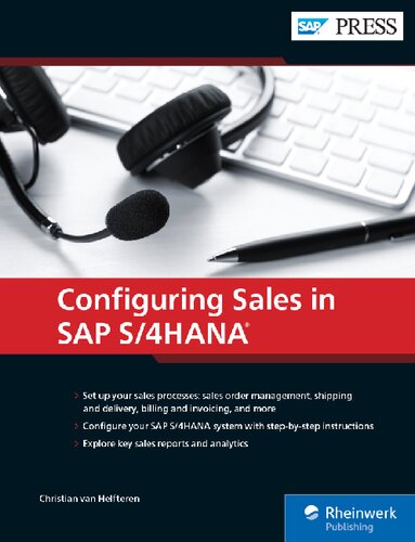 Sales with SAP S/4HANA: Business Processes and Configuration