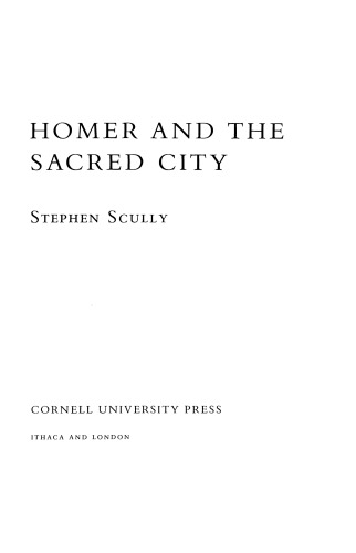 Homer and the Sacred City