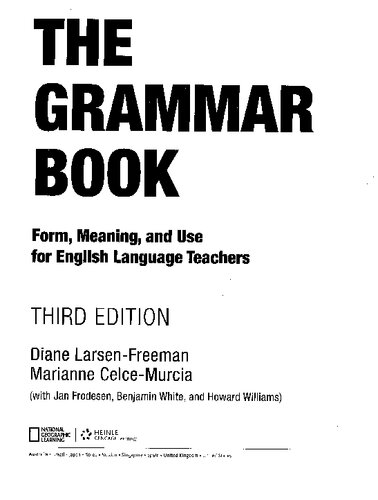 The Grammar Book - Form, Meaning and Use for English Language Teachers (Properly Bookmarked)