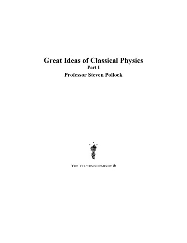 Great ideas of classical physics