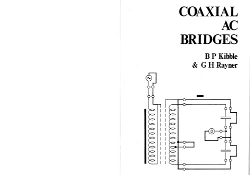 Coaxial AC Bridges