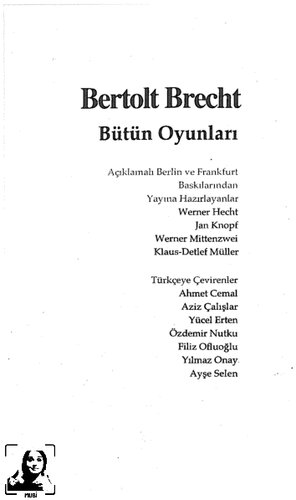 Bütün Oyunları Cilt 6