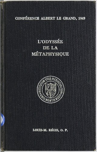 L'odyssée de la métaphysique