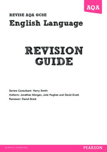 Revise AQA GCSE English Language Revision Guide