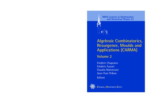 Algebraic Combinatorics, Resurgence, Moulds and Applications (CARMA) - Volume 2