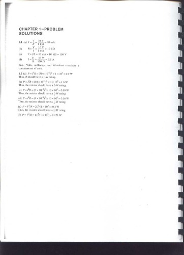 Microelectronic Circuits. - Solution Manual