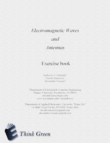 Electromagnetic Waves and Antennas, Exercise Book [,  ed.]