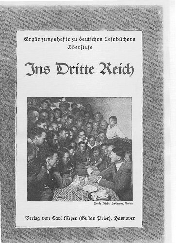 Ergaenzungshefte zu deutschen Lesebuechern - Ins Dritte Reich