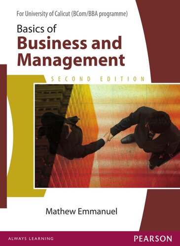 Basics of Business and Management : For University of Calicut's (B.Com/B.B.A Programme)