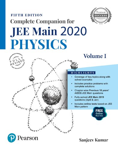 Complete Companion For Jee Main 2020 Physics Vol 1