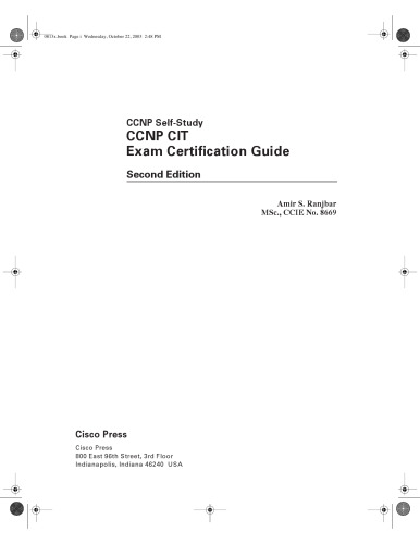 CCNP CIT Exam Certification Guide (CCNP Self-Study, 642-831) (2nd Edition)