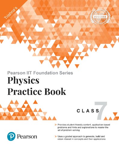 Pearson IIT Foundation Series - Physics Practice Book Class 7