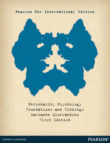 Personality Psychology: Pearson New International Edition: Foundations and Findings