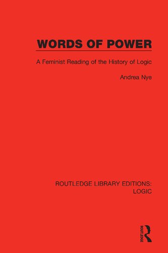 Words of Power: A Feminist Reading of the History of Logic