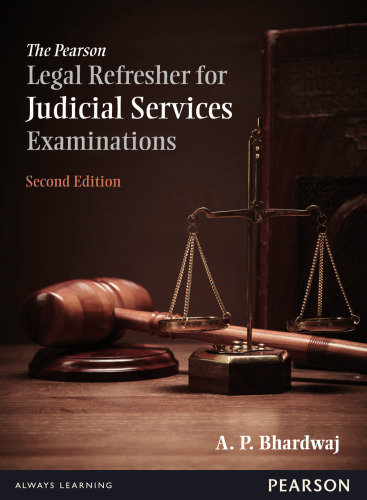 The Pearson Legal Refresher for Judicial Services Examinations