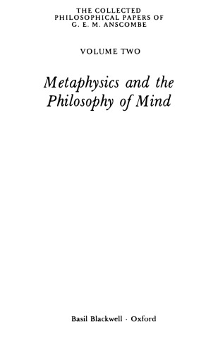 Metaphysics and Philosophy of Mind