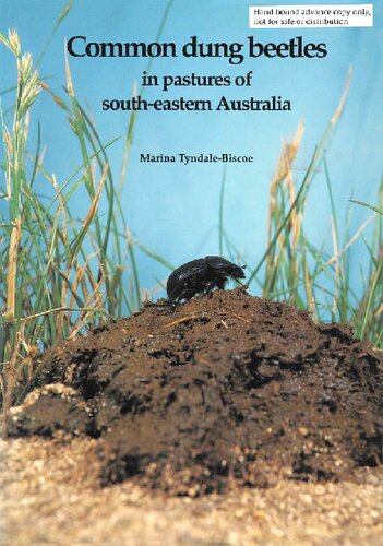 Common Dung Beetles in Pastures of South-eastern Australia