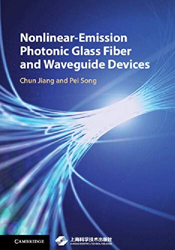 Nonlinear-emission photonic glass fiber and waveguide devices