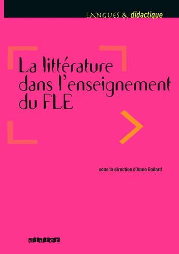 La littérature dans l'enseignement du FLE