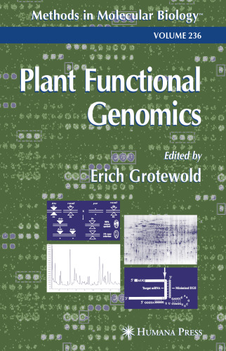 Plant Functional Genomics. Methods and Protocols