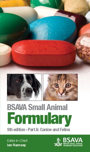 BSAVA small animal formulary. Part A, Canine and feline