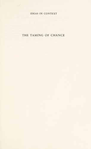 The Taming of Chance