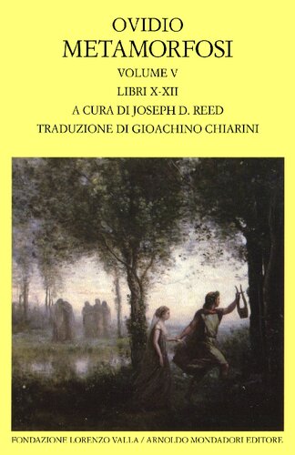 Metamorfosi. Libri X-XII. Testo latino a fronte