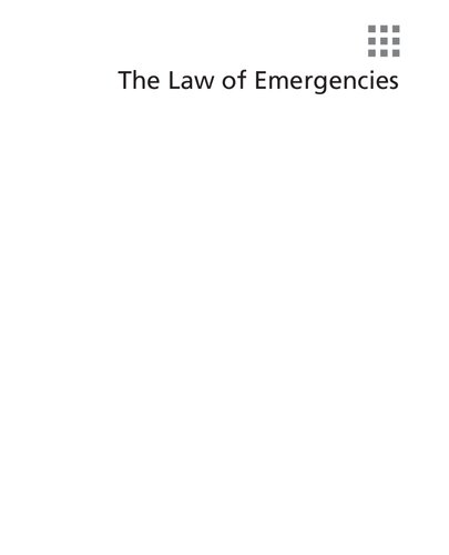 The Law of Emergencies