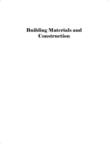 Building Materials and Construction