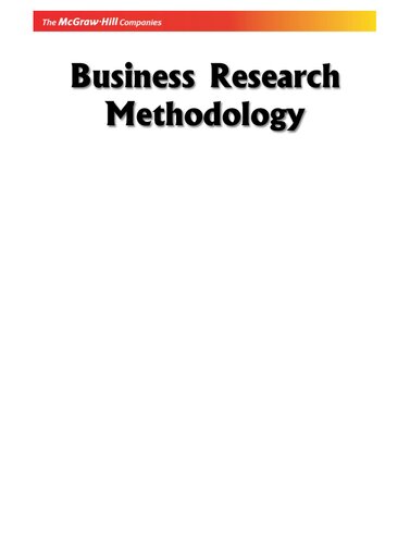 Business Research Methodology