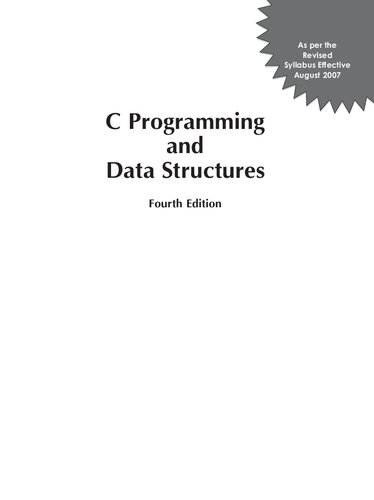 C Programming & Data Structures