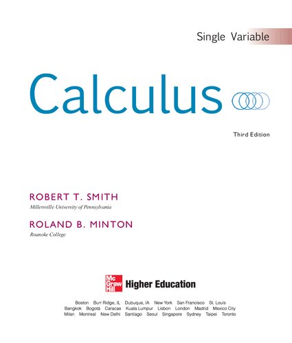 Calculus. Single variable