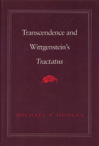 Transcendence and Wittgenstein's Tractatus