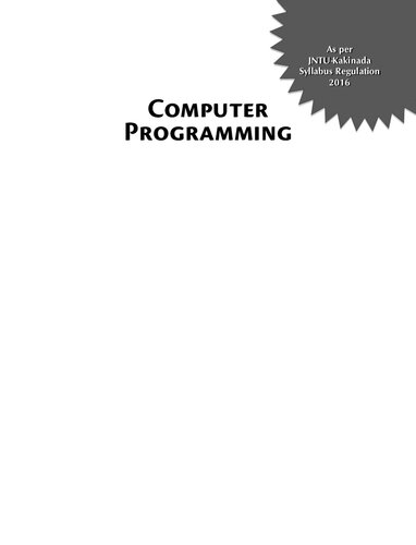 Computer Programming