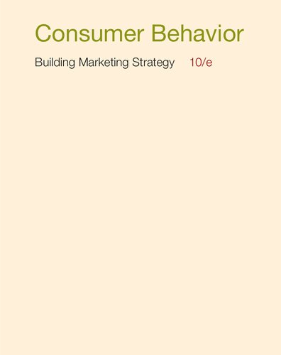 Consumer behavior : building marketing strategy