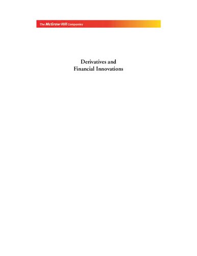 Derivatives and financial innovations