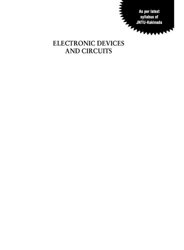 Electronic Devices and Circuits