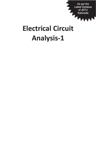 Electrical Circuit Analysis-1