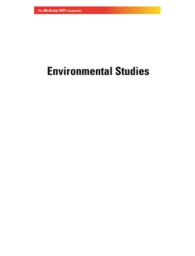 Environmental Studies