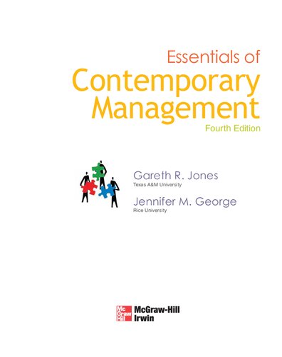 Essentials of Contemporary Management