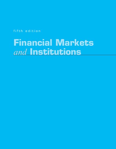 Financial Markets and Institutions