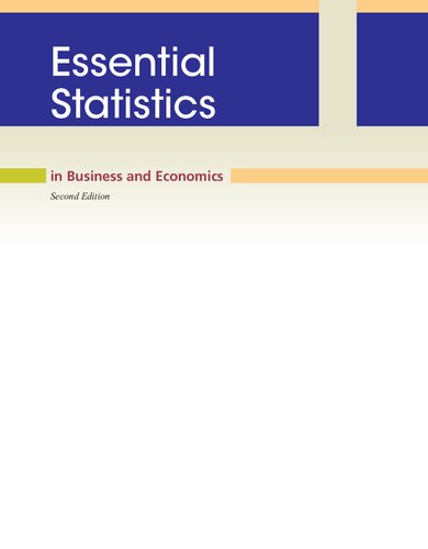 Essential Statistics in Business and Economics