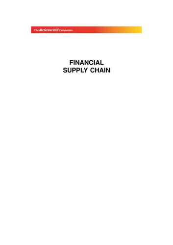 Financial Supply Chain