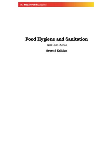 Food Hygiene and Sanitation