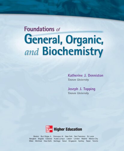 Foundations of General Organic and Biochemistry