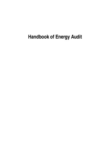 Handbook Of Energy Audit