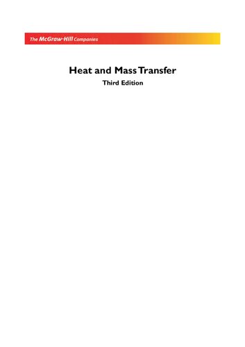 Heat And Mass Transfer