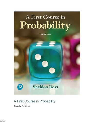 A First Course in Probability (10th Edition)